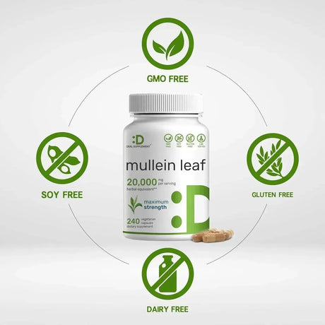 DEAL SUPPLEMENT - Deal Supplement Mullein Leaf Extract 20,000Mg. 240 Capsulas - The Red Vitamin MX - Suplementos Alimenticios - {{ shop.shopifyCountryName }}