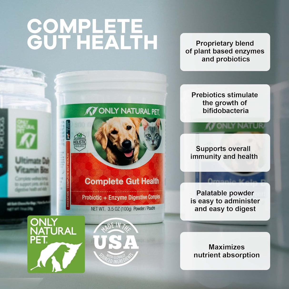 Only Natural Pet Complete Gut Health Complex 100Gr.