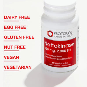 PROTOCOL FOR LIFE BALANCE - Protocol Nattokinase 100Mg. 60 Capsulas - The Red Vitamin MX - Suplementos Alimenticios - {{ shop.shopifyCountryName }}