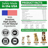 YUMA'S Glucosamine for Dogs Hip and Joint Supplement 170 Masticables 2 Pack