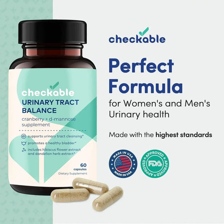 CHECKABLE - Checkable Urinary Tract Balance 60 Capsulas 2 Pack - The Red Vitamin MX - Suplementos Alimenticios - {{ shop.shopifyCountryName }}