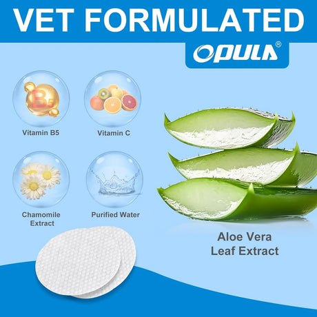 OPULA - OPULA Dog Eye Wipes Unscented 150 Toallitas 2 Pack - The Red Vitamin MX - Cuidado De Los Ojos De Los Perros - {{ shop.shopifyCountryName }}