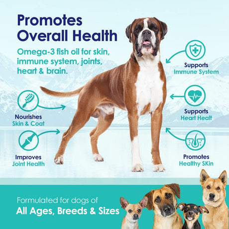 NULIFE - NuLife Liquid Fish Oil for Dogs 16 Fl.Oz. - The Red Vitamin MX - Aceite De Pescado Para Perros - {{ shop.shopifyCountryName }}