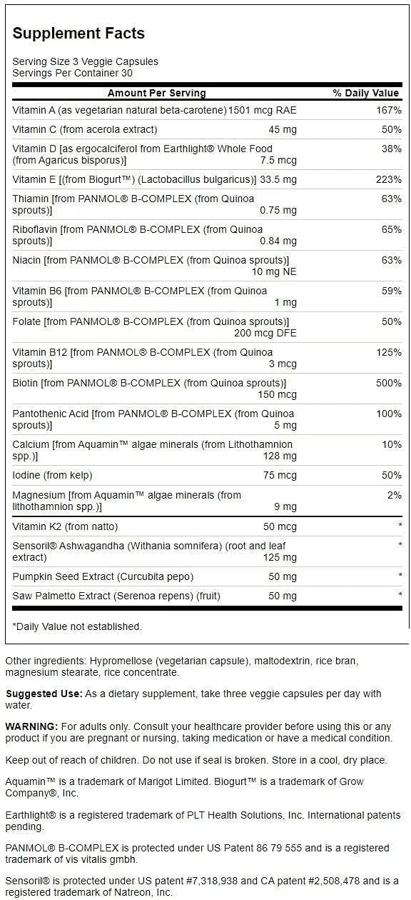 SWANSON - Swanson Real Food Multi Men's Multivitamin 90 Capsulas 2 Pack - The Red Vitamin MX - Suplementos Alimenticios - {{ shop.shopifyCountryName }}