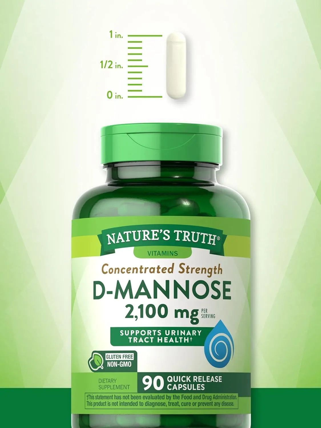 NATURE'S TRUTH - Nature's Truth D-Mannose 2100Mg. 90 Capsulas - The Red Vitamin MX - Suplementos Alimenticios - {{ shop.shopifyCountryName }}