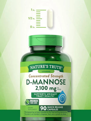 NATURE'S TRUTH - Nature's Truth D-Mannose 2100Mg. 90 Capsulas - The Red Vitamin MX - Suplementos Alimenticios - {{ shop.shopifyCountryName }}