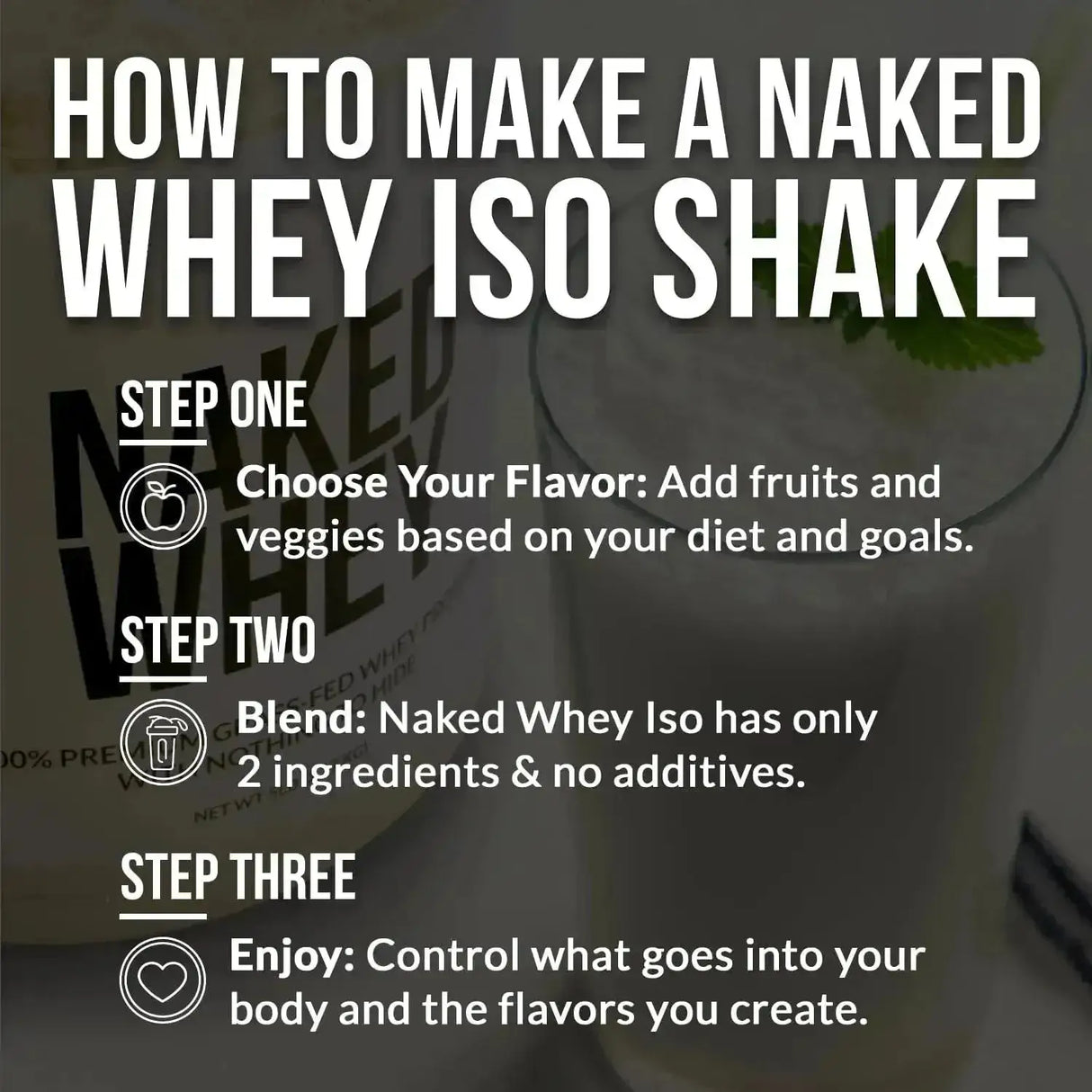 NAKED NUTRITION - Naked Whey Isolate Protein Grass-Fed Protein Unflavored 907Gr. - The Red Vitamin MX - Suplementos Alimenticios - {{ shop.shopifyCountryName }}