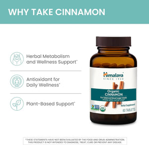 HIMALAYA - Himalaya Organic Cinnamon 60 Tabletas - The Red Vitamin MX - Suplementos Alimenticios - {{ shop.shopifyCountryName }}