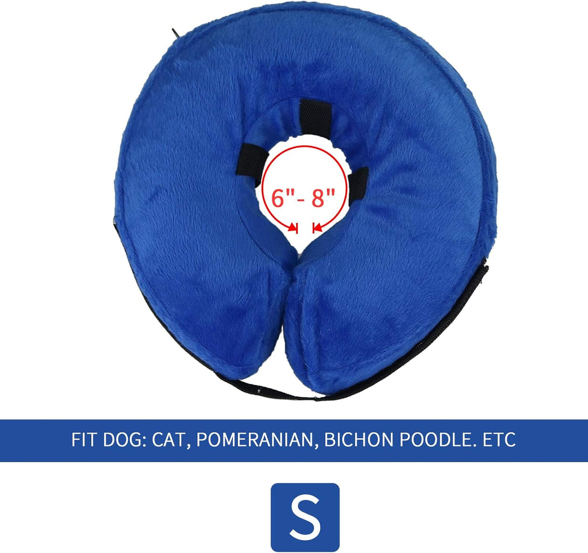 MCHY Adjustable Recovery Collar for Dogs SMALL BLUE