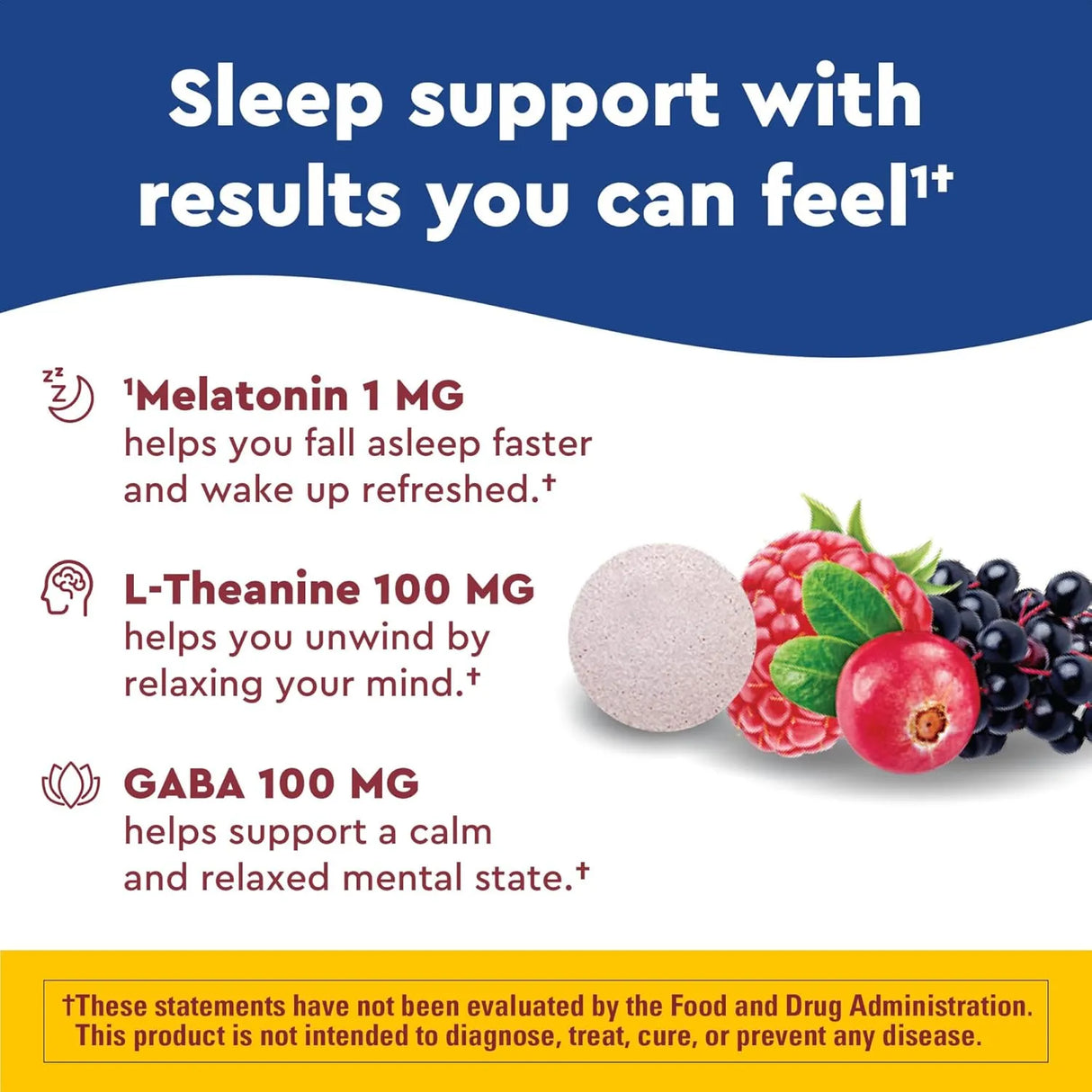 NATURE MADE - Nature Made Wellblends Back To Sleep Lower Dose Melatonin 1Mg. 40 Tabletas - The Red Vitamin MX - Suplementos Alimenticios - {{ shop.shopifyCountryName }}