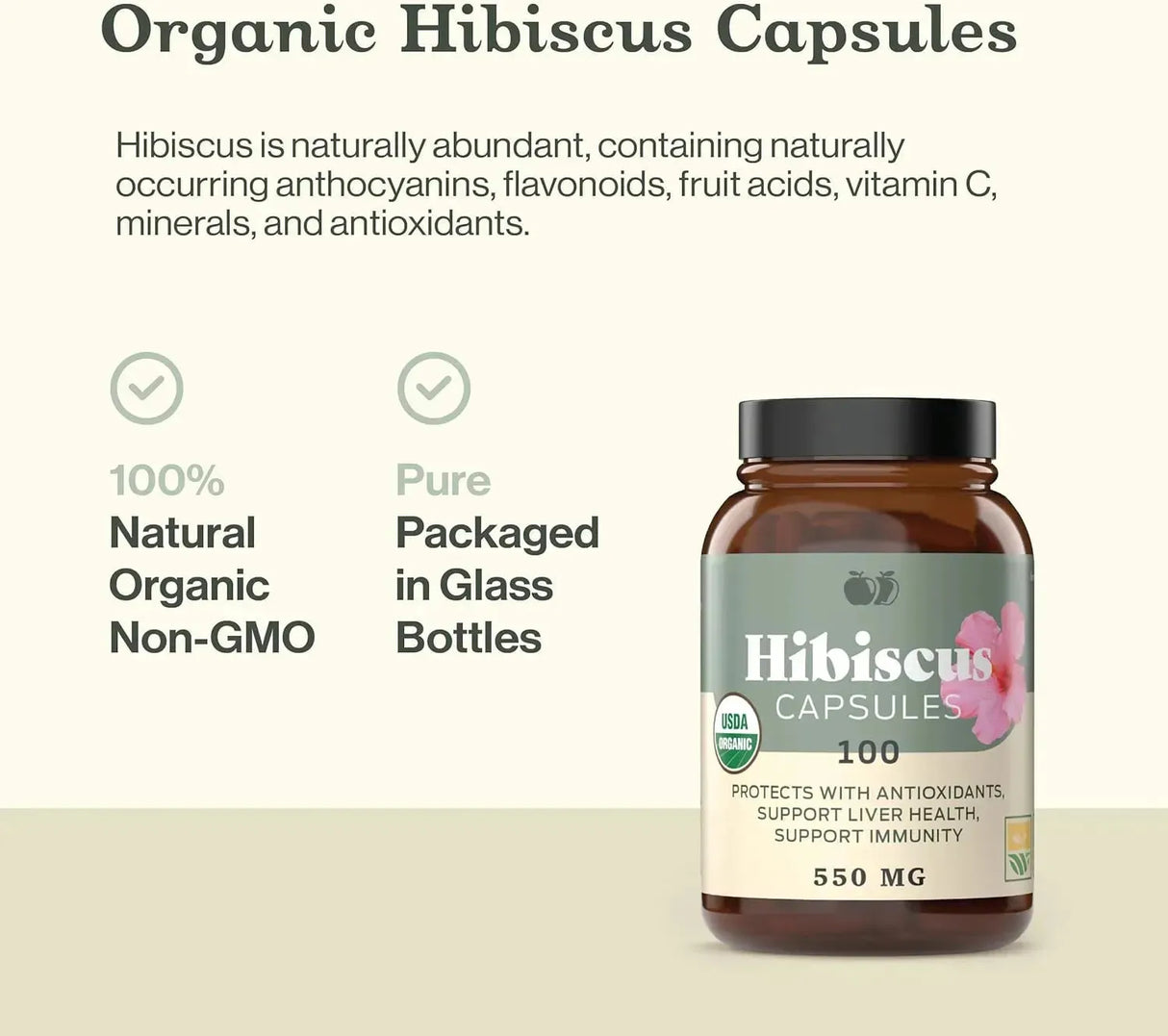 COMPLETE NATURAL PRODUCTS - Complete Natural Products Organic Hibiscus 550Mg. 100 Capsulas - The Red Vitamin MX - Suplementos Alimenticios - {{ shop.shopifyCountryName }}