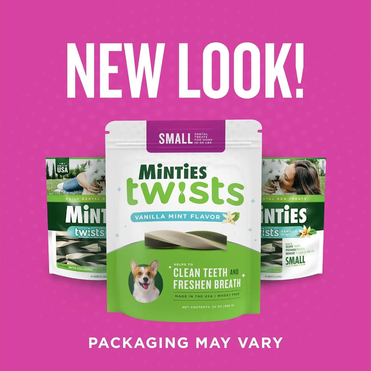 MINTIES - Minties Dental Twists for Dogs Tiny/Small Dogs 5-39 Lbs 680Gr. - The Red Vitamin MX - Cuidado Dental Para Perros - {{ shop.shopifyCountryName }}