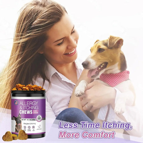TTLXRL - TTLXRL Dog Allergy Chews 200 Masticables - The Red Vitamin MX - Remedios Para La Picazón De Perros - {{ shop.shopifyCountryName }}