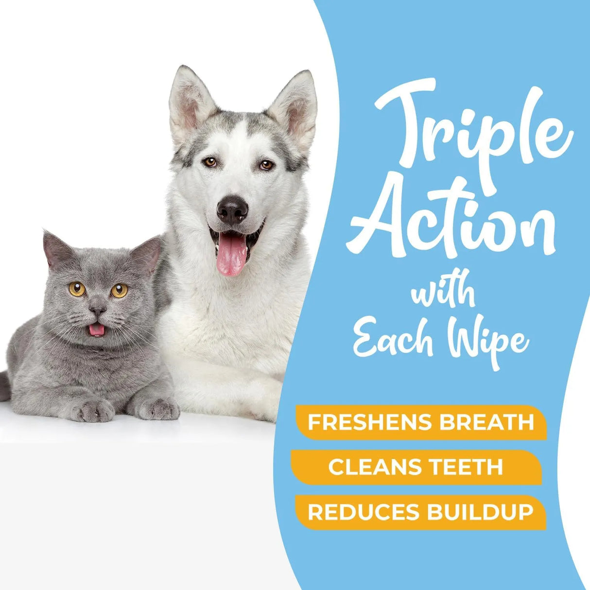VETWIPE - VetWipe Dog Teeth Cleaning Finger Wipes 50 Toallitas - The Red Vitamin MX - Cuidado Dental Para Perros - {{ shop.shopifyCountryName }}