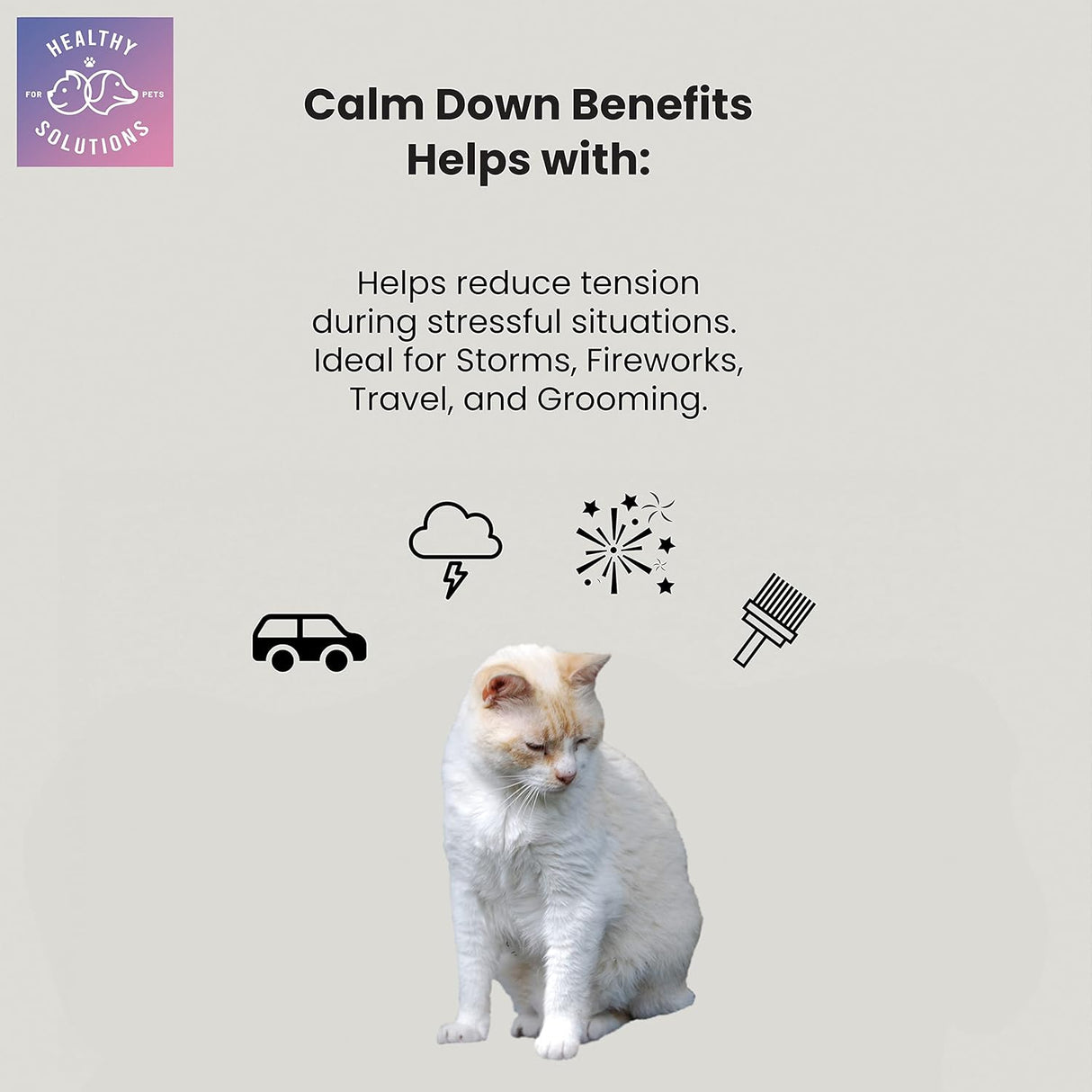 Healthy Solutions For Pets Calming Chews for Cats 60 Masticables
