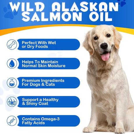 OIMMAL - Oimmal Alaskan Salmon Oil for Dogs & Cats 250Ml. - The Red Vitamin MX - Aceite De Pescado Para Perros - {{ shop.shopifyCountryName }}