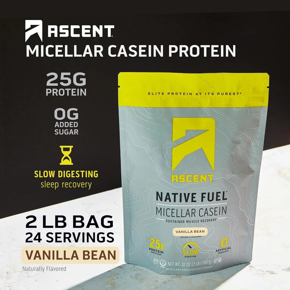 ASCENT - Ascent Casein Protein Powder Vanilla Bean 907Gr. - The Red Vitamin MX - Suplementos Alimenticios - {{ shop.shopifyCountryName }}