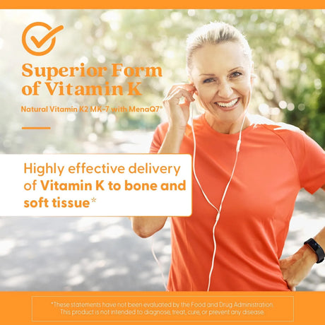 DOCTOR'S BEST - Doctors Best Natural Vitamin K2 MK-7 60 Capsulas - The Red Vitamin MX - Suplementos Alimenticios - {{ shop.shopifyCountryName }}