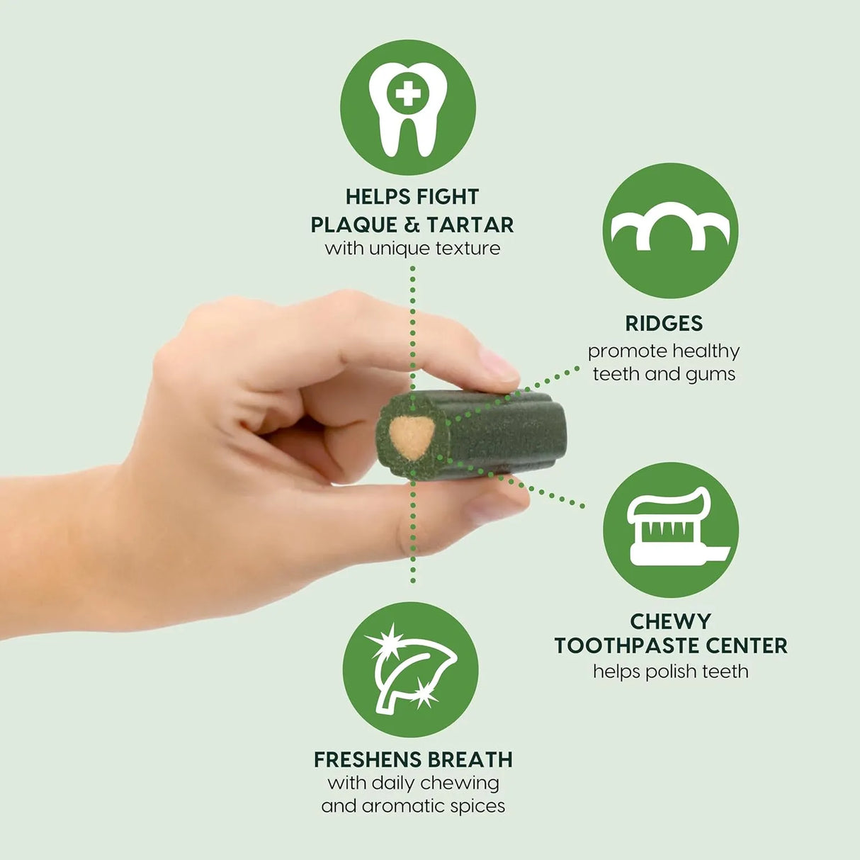 ARK NATURALS - Ark Naturals Brushless Toothpaste Dog Dental Chews for Medium Breeds 508Gr. - The Red Vitamin MX - Cuidado Dental Para Perros - {{ shop.shopifyCountryName }}