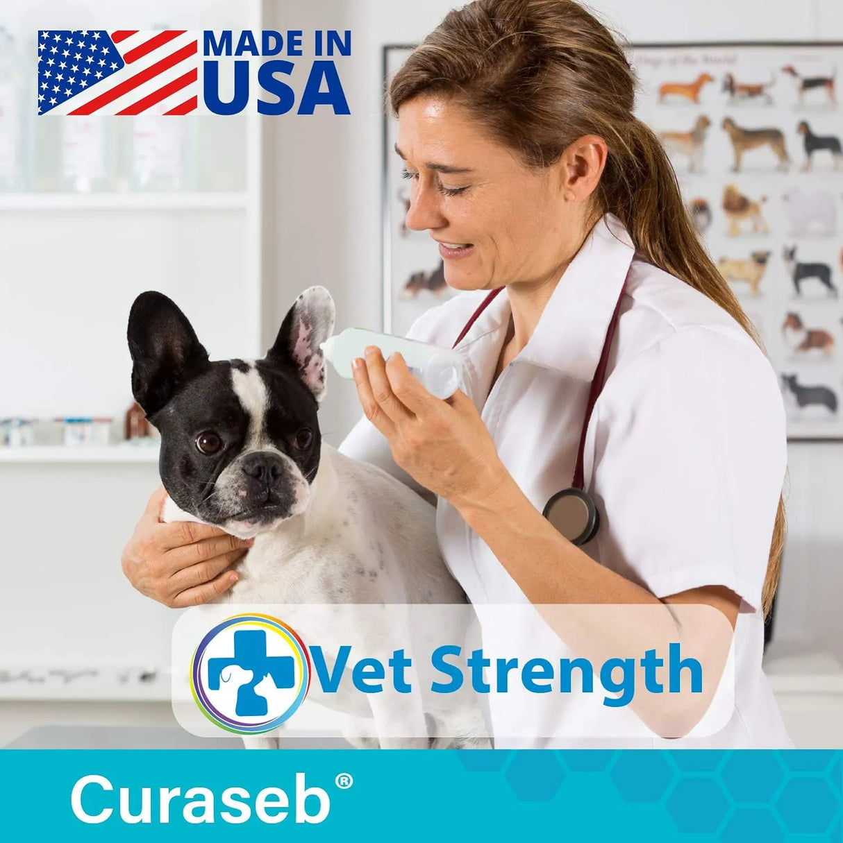 CURASEB - Curaseb Dog Ear Infection Treatment Solution 8 Fl.Oz. - The Red Vitamin MX - Cuidado Del Oído De Perros - {{ shop.shopifyCountryName }}