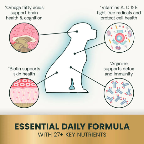 VETRISCIENCE - VetriScience 27+ Active Health for Puppies and Adult Dogs 30 Masticables - The Red Vitamin MX - Multivitamínicos Para Perros - {{ shop.shopifyCountryName }}