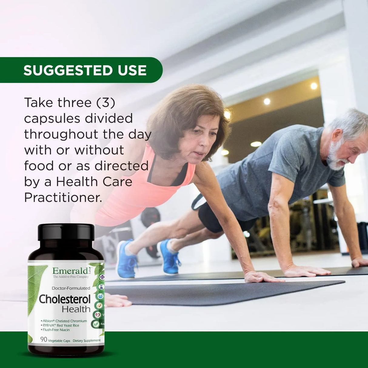 EMERALD LABS - EMERALD LABS Cholesterol Health 90 Capsulas - The Red Vitamin MX - Suplementos Alimenticios - {{ shop.shopifyCountryName }}