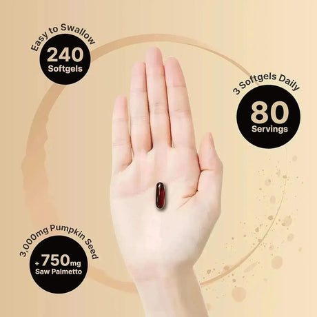 NATUREBELL - NatureBell Virgin Pumpkin Seed Oil 3,000Mg. 240 Capsulas Blandas - The Red Vitamin MX - Suplementos Alimenticios - {{ shop.shopifyCountryName }}