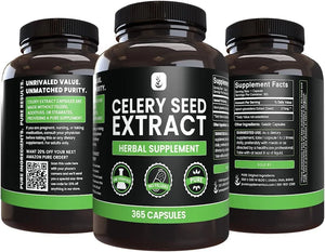 PURE ORIGINAL INGREDIENTS - PURE ORIGINAL INGREDIENTS Celery Seed Extract 365 Capsulas - The Red Vitamin MX - Suplementos Alimenticios - {{ shop.shopifyCountryName }}