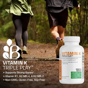 BRONSON - Bronson Vitamin K Triple Play 180 Capsulas - The Red Vitamin MX - Suplementos Alimenticios - {{ shop.shopifyCountryName }}