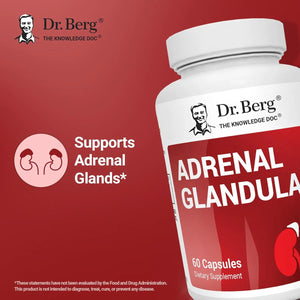DR. BERG - Dr. Berg Adrenal Glandular 60 Capsulas - The Red Vitamin MX - Suplementos Alimenticios - {{ shop.shopifyCountryName }}