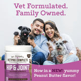 DR. JOSEPH'S - Dr. Joseph's VetPro Complete Dog Hip and Joint Peanut Butter Flavored 60 Masticables - The Red Vitamin MX - Cuidado De Cadera Y Articulaciones Para Perros - {{ shop.shopifyCountryName }}