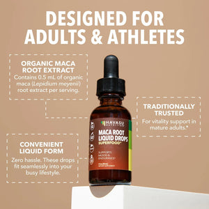 HAVASU NUTRITION - HAVASU NUTRITION Organic Maca Root Liquid Drops 30Ml. - The Red Vitamin MX - Suplementos Alimenticios - {{ shop.shopifyCountryName }}