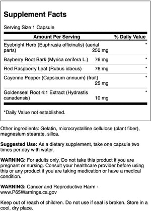 SWANSON - Swanson Herbal Eyebright Combination 100 Capsulas 2 Pack - The Red Vitamin MX - Suplementos Alimenticios - {{ shop.shopifyCountryName }}