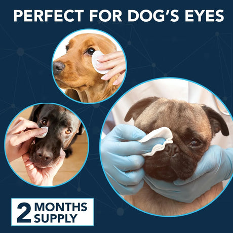 NOVEHA - NOVEHA Dog Eye Wipes Unscented 100 Toallitas 3 Pack - The Red Vitamin MX - Cuidado De Los Ojos De Los Perros - {{ shop.shopifyCountryName }}