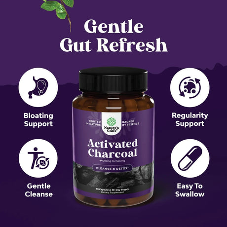 NATURES CRAFT - Natures Craft Cleanse and Detox Activated Charcoal 90 Capsulas - The Red Vitamin MX - Suplementos Alimenticios - {{ shop.shopifyCountryName }}