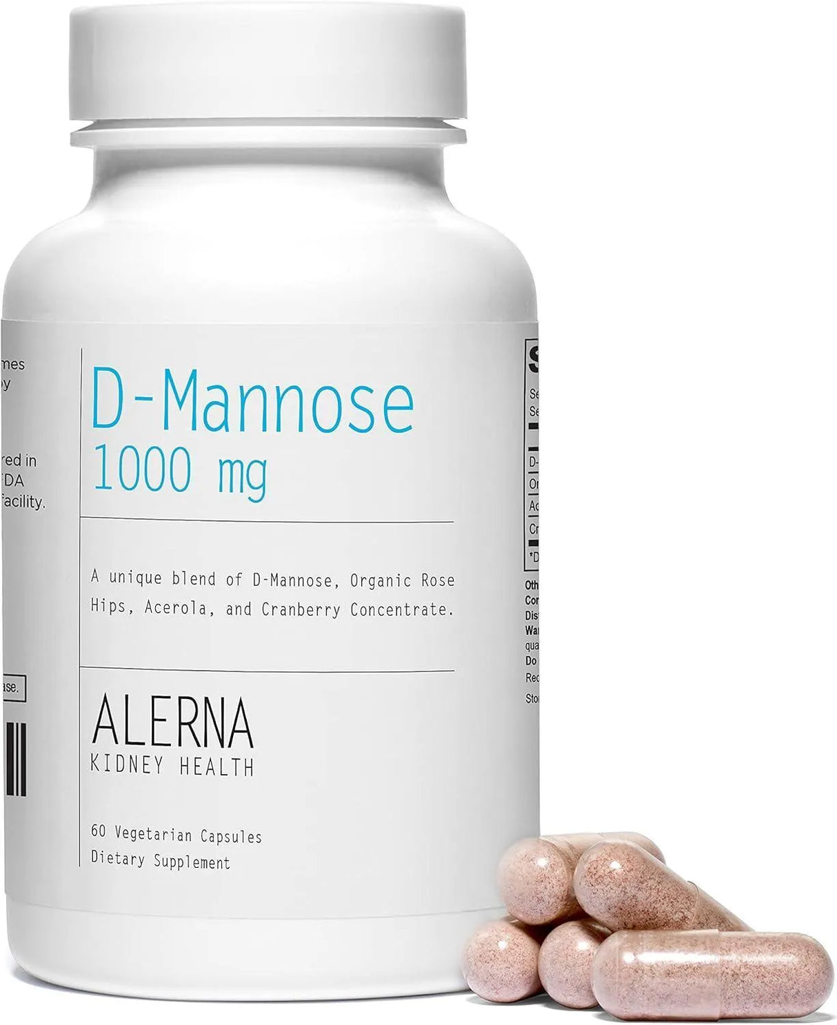 ALERNA - Alerna D-Mannose 1000Mg. 60 Capsulas - The Red Vitamin MX - Suplementos Alimenticios - {{ shop.shopifyCountryName }}