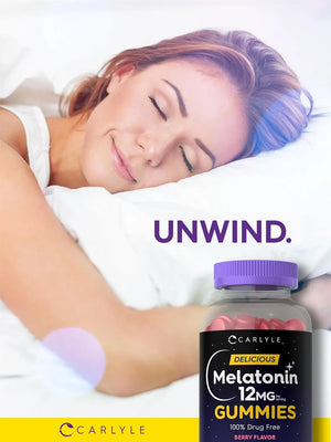 CARLYLE - Carlyle Melatonin Gummies 12Mg. 100 Gomitas - The Red Vitamin MX - Suplementos Alimenticios - {{ shop.shopifyCountryName }}