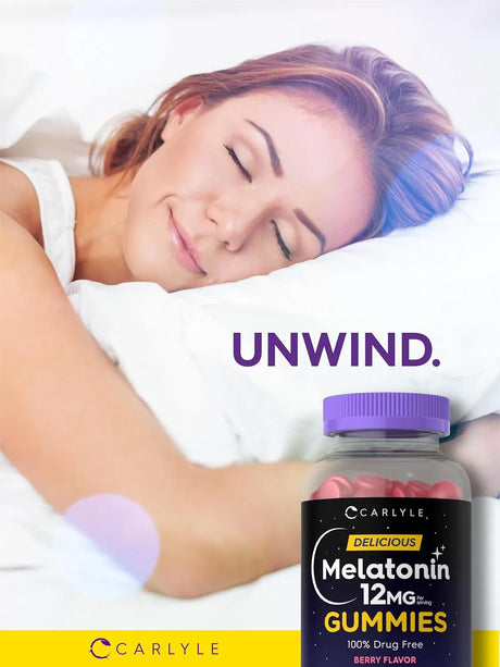 CARLYLE - Carlyle Melatonin Gummies 12Mg. 100 Gomitas - The Red Vitamin MX - Suplementos Alimenticios - {{ shop.shopifyCountryName }}