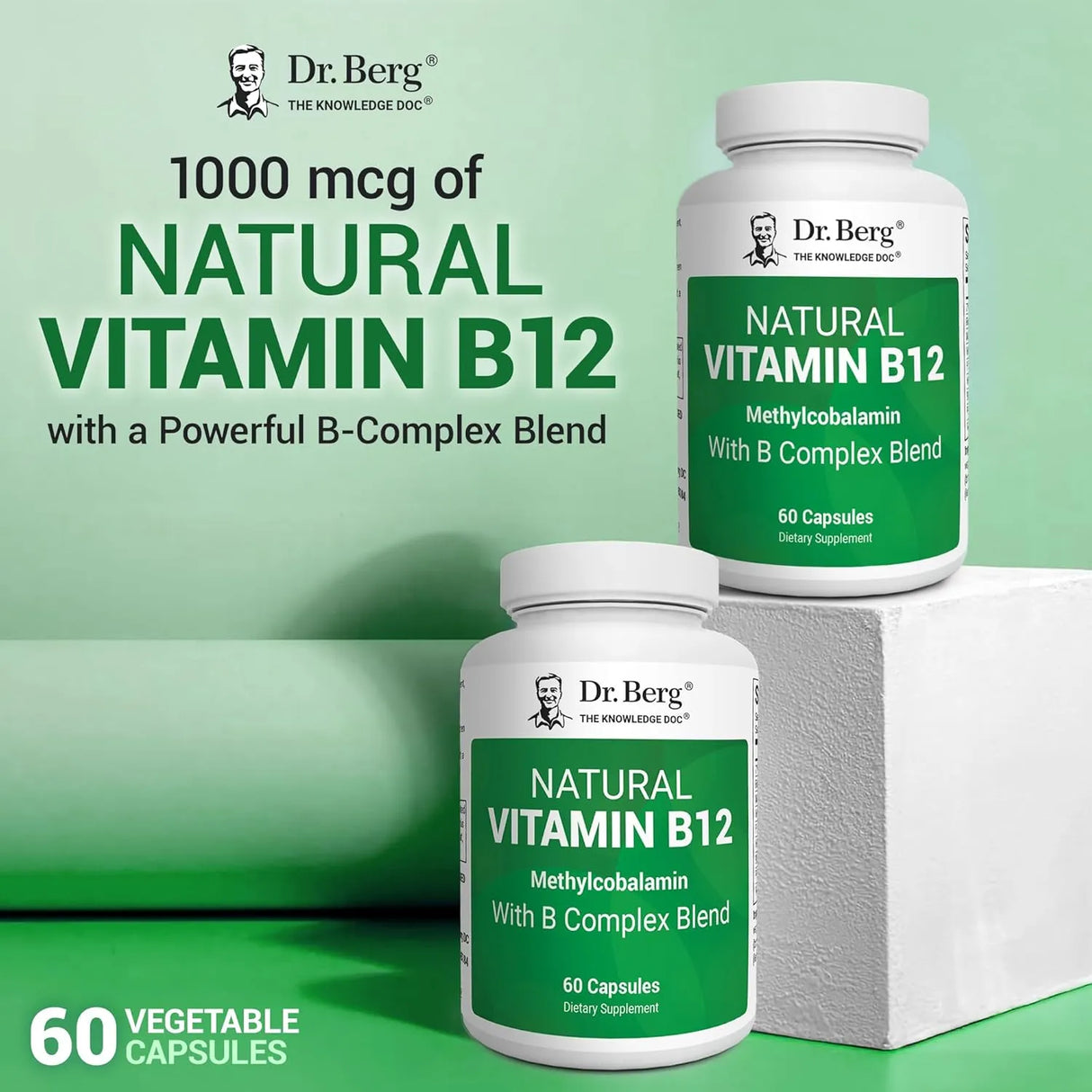 DR. BERG - Dr. Berg Natural Vitamin B12 60 Capsulas - The Red Vitamin MX - Suplementos Alimenticios - {{ shop.shopifyCountryName }}