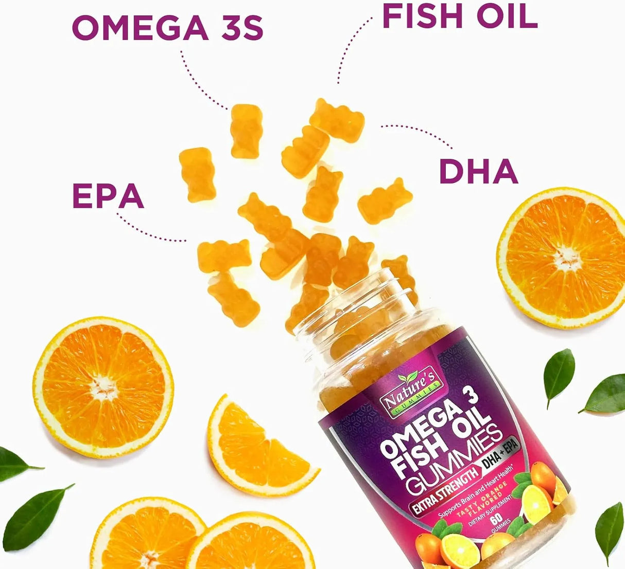 NATURE'S NUTRITION - Nature's Nutrition Omega 3 Fish Oil Gummies 60 Gomitas - The Red Vitamin MX - Suplementos Alimenticios - {{ shop.shopifyCountryName }}