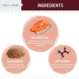 CHEW + HEAL - Chew + Heal Labs Omega Treats for Skin and Coat Lamb Flavor 180 Masticables - The Red Vitamin MX - Aceite De Pescado Para Perros - {{ shop.shopifyCountryName }}