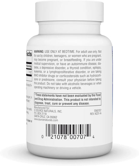 SOURCE NATURALS - Source Naturals Melatonin 1Mg. 200 Tabletas - The Red Vitamin MX - Suplementos Alimenticios - {{ shop.shopifyCountryName }}