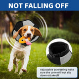 SUNFURA Dog Cone BLACK MEDIUM