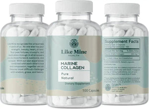 LIKE MINE - Like Mine Marine Collagen 100 Capsulas - The Red Vitamin MX - Suplementos Alimenticios - {{ shop.shopifyCountryName }}