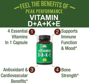 PEAK PERFORMANCE - Peak Performance DAKE Vitamin Supplement 30 Capsulas - The Red Vitamin MX - Suplementos Alimenticios - {{ shop.shopifyCountryName }}