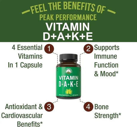 PEAK PERFORMANCE - Peak Performance DAKE Vitamin Supplement 30 Capsulas - The Red Vitamin MX - Suplementos Alimenticios - {{ shop.shopifyCountryName }}