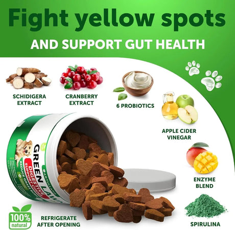 ARTULLANO - Artullano Grass Burn Spot Chews for Dogs 120 Masticables - The Red Vitamin MX - Salud De Tracto Urinario Para Perros - {{ shop.shopifyCountryName }}