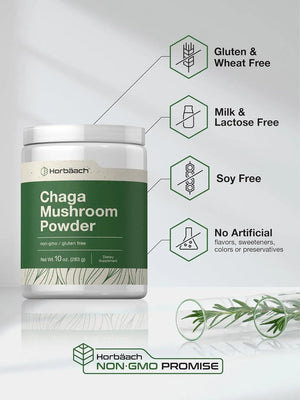 HORBAACH - Horbaach Chaga Mushroom Powder 283Gr. - The Red Vitamin MX - Suplementos Alimenticios - {{ shop.shopifyCountryName }}