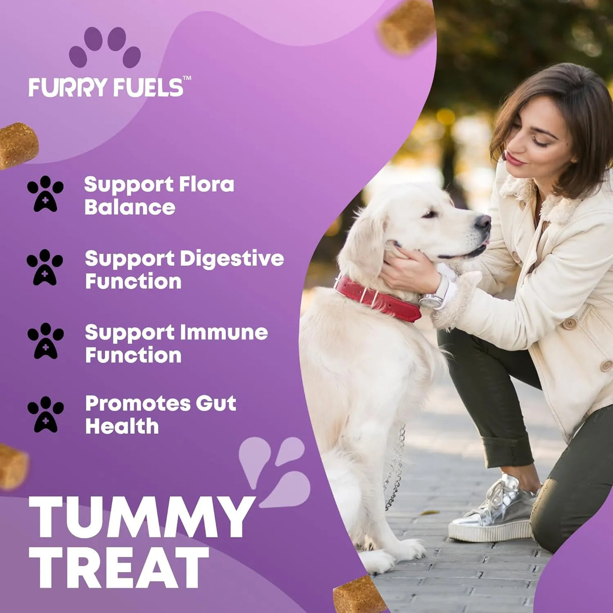 FURRY FUELS - FURRY FUELS Dog Probiotics for Digestive Health 120 Masticables - The Red Vitamin MX - Probióticos Para Perros - {{ shop.shopifyCountryName }}