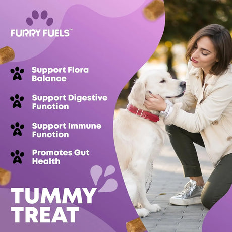 FURRY FUELS - FURRY FUELS Dog Probiotics for Digestive Health 120 Masticables - The Red Vitamin MX - Probióticos Para Perros - {{ shop.shopifyCountryName }}